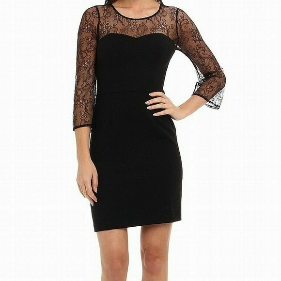 ABS Allen Schwartz Dresses Abs Allen Schwartz Black Illusion Form